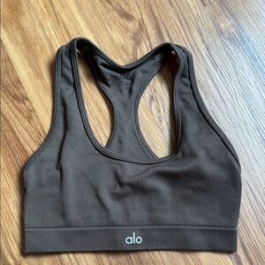 ALO Yoga Brown Sports Bra